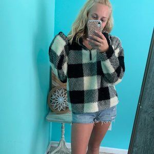 Plaid Quarter Zip